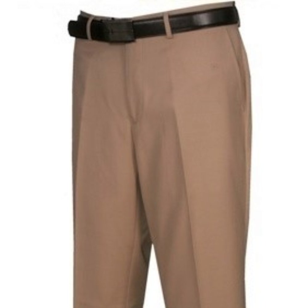Men's Flat Front Pants,100% Wool, Modern Fit
